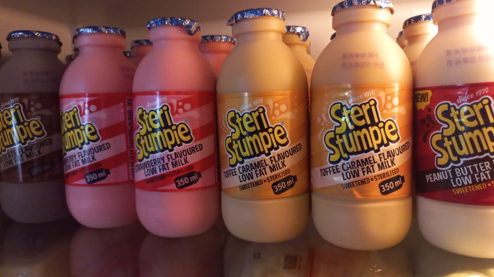 Variety of Steri Stumpie flavors.